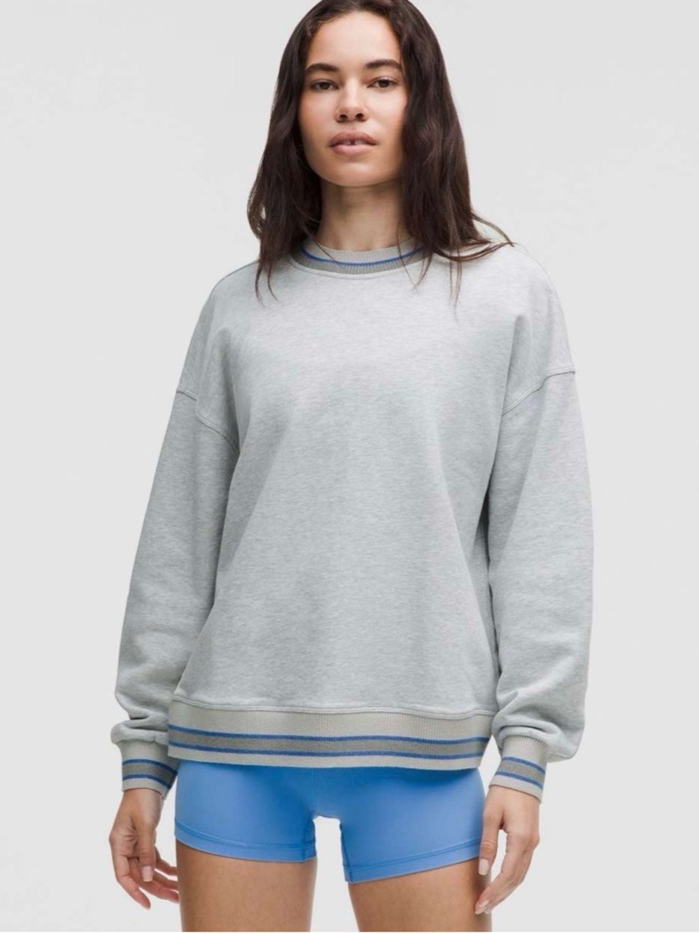 Lululemon Perfectly Oversized Ringer Crew, XS